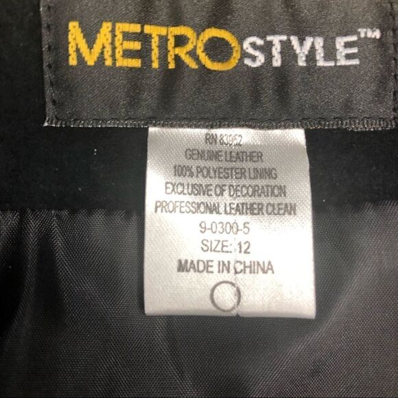 Metrostyle multicolor suede skirt sz 12 - Picture 5 of 8